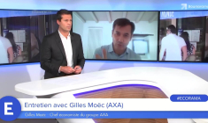 Gilles Moëc (AXA) : "Si on regarde uniquement les profits, on devrait avoir des valorisations boursières plus faibles !"