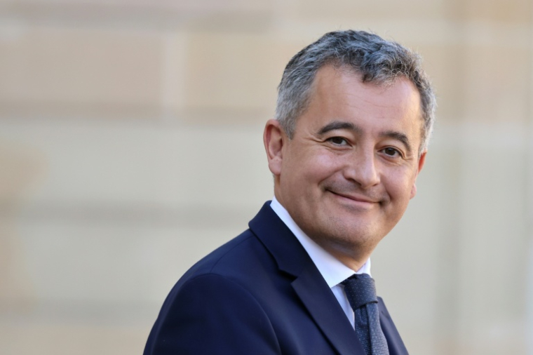 Le ministre de la Justice Gérald Darmanin le 25 février 2026 à l'Elysée, à Paris ( AFP / Ludovic MARIN )