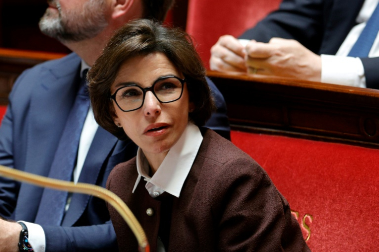 La ministre de la Culture Rachida Dati, le 10 juin 2025 à l'Assemblée nationale, à Paris ( AFP / GEOFFROY VAN DER HASSELT )