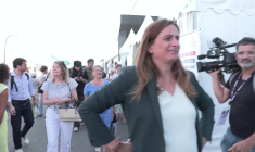 Marine Tondelier en visite à la foire agricole de Châlons-en-Champagne