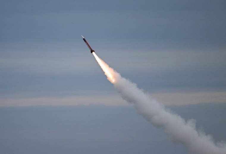 Un tir de missile de système Patriot. (illustration) ( AFP / DANIEL MIHAILESCU )
