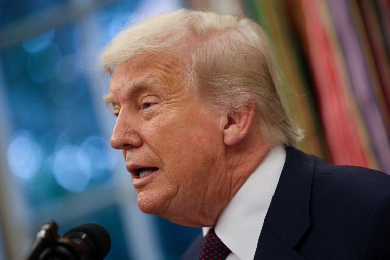 Donald Trump à Washington, aux États-Unis, le 6 août 2025. ( GETTY IMAGES NORTH AMERICA / WIN MCNAMEE )