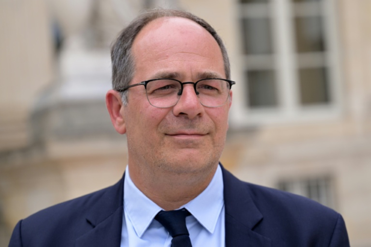 Le député Emmanuel Maurel, le 8 juillet 2024 à Paris ( AFP / Bertrand GUAY )