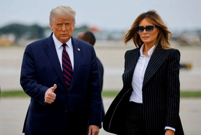 DONALD TRUMP CONTRÔLÉ POSITIF AU CORONAVIRUS