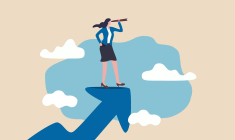 Quand on parle de l’accession des femmes à la tête des grandes entreprises, on parle souvent d’un «plafond de verre» crédit photo : Shutterstock