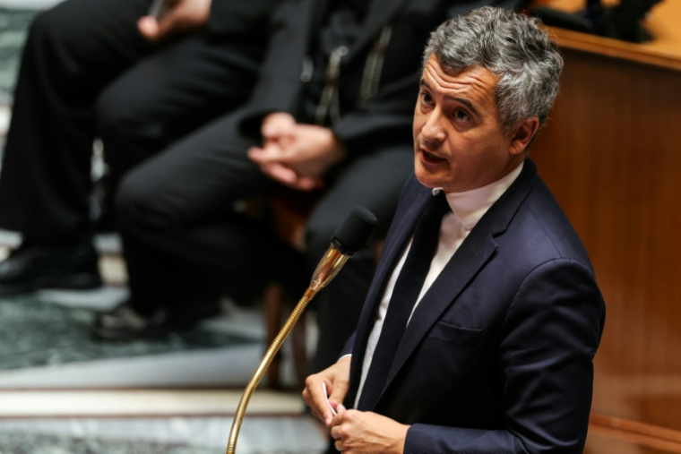 Le ministre de la Justice Gérald Darmanin à l'Assemblée nationale le 16 juin 2026, à Paris ( AFP / Thomas SAMSON )