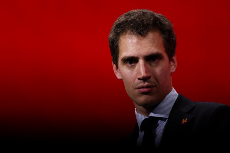 Arthur Mensch, fondateur de Mistral AI, à Paris, le 11 juin 2025 ( POOL / SARAH MEYSSONNIER )