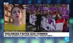 Violences faites aux femmes : "99 % des jeunes filles harcelées dans l'espace public"