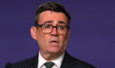 PHOTO D'ARCHIVE : Le Premier ministre britannique Andy Burnham
