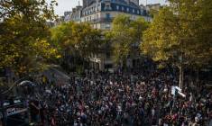 La manifestation du mouvement "Free Party" à Paris samedi ( AFP / Dimitar DILKOFF )