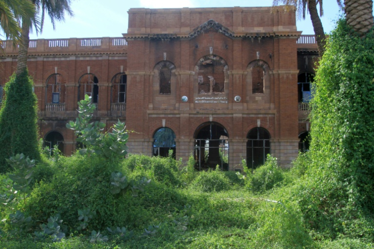 Vue de la cour du ministère des Finances à Khartoum, le 17 janvier 2026 ( AFP / Ebrahim HAMID )