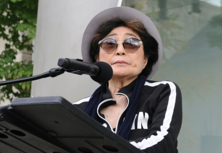 Yoko Ono, veuve du chanteur des Beatles John Lennon, le 18 octobre 2016 à Chicago (Etats-Unis) ( AFP / Nova SAFO )