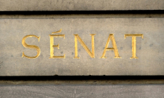 Une des façades du Sénat, à Paris, le 27 septembre 2014  ( AFP / STEPHANE DE SAKUTIN )