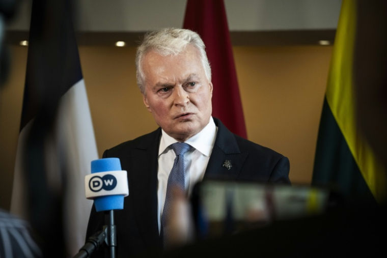 Le président lithuanien Gitanas Nauseda à Rovaniemi, en Finlande, le 14 septembre 2026 ( Lehtikuva / Jouni Porsanger )