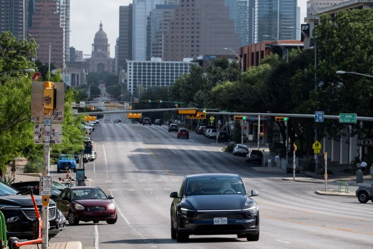 Un lancement de robotaxis Tesla à Austin, au Texas