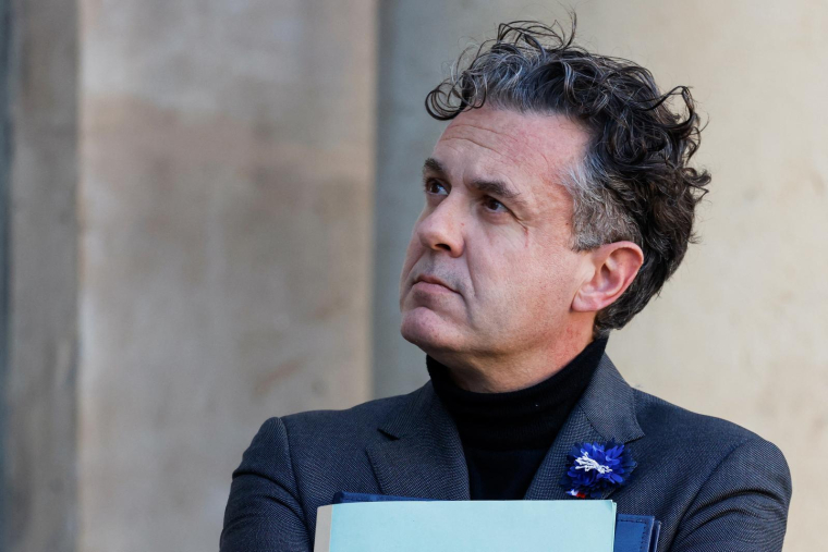 Le ministre de la Transition écologique Christophe Béchu à Paris le 10 novembre 2022. ( AFP / LUDOVIC MARIN )