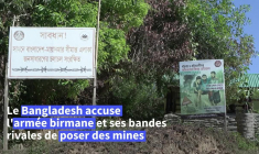 Entre la Birmanie et le Bangladesh, les mines antipersonnel fauchent des vies