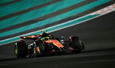 Lando Norris à Abou Dhabi le 7 décembre 2025 ( AFP / Giuseppe CACACE )