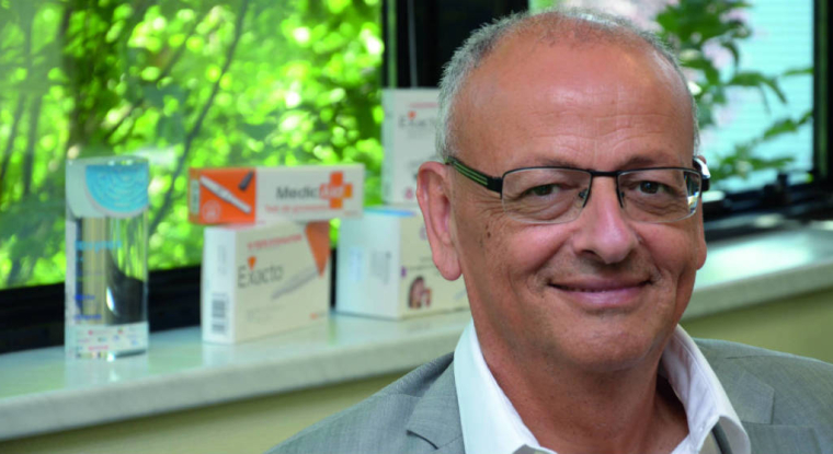 Larry Abensur, PDG de Biosynex, a répondu aux questions du Revenu. (© Biosynex)