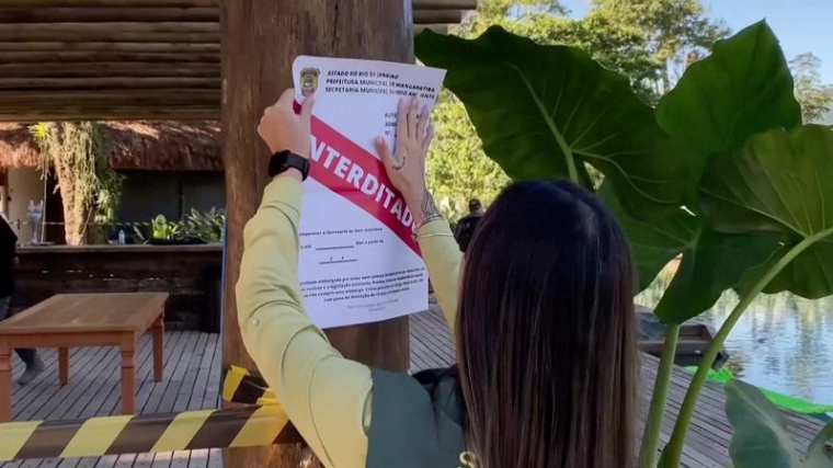 La construction d'une propriété de Neymar interrompue pour infractions environnementales