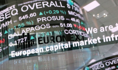 La Bourse Euronext dans le quartier d'affaires de La Défense à Paris