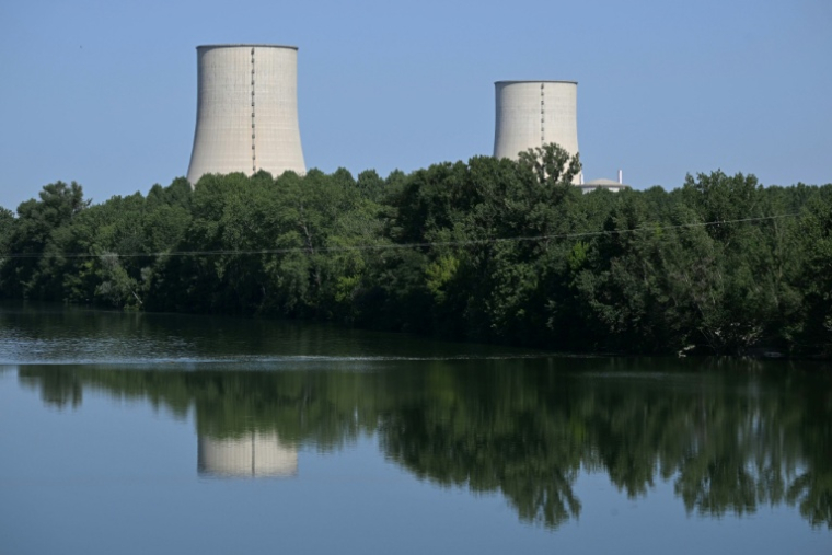 La centrale nucléaire de Golfech, le 22 juin 2026 ( AFP / Lionel BONAVENTURE )
