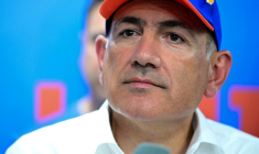 Le Premier ministre arménien Nikol Pashinyan le 8 juin 2026, à Erevan, en Arménie ( AFP / Karen MINASYAN )