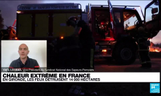Incendies en Gironde: "Les secours craignent une extension du sinistre", selon Yael Lecras