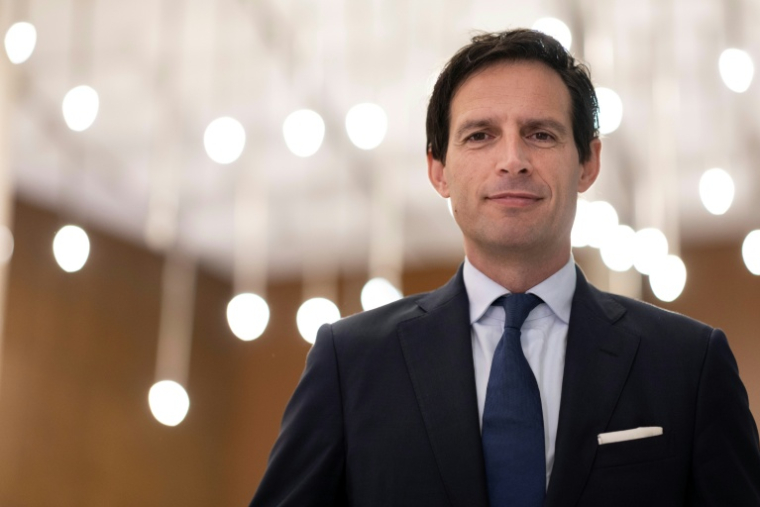 Le commissaire européen Wopke Hoekstra au Parlement européen à Strasbourg le 9 septembre 2025 ( AFP / ROMEO BOETZLE )