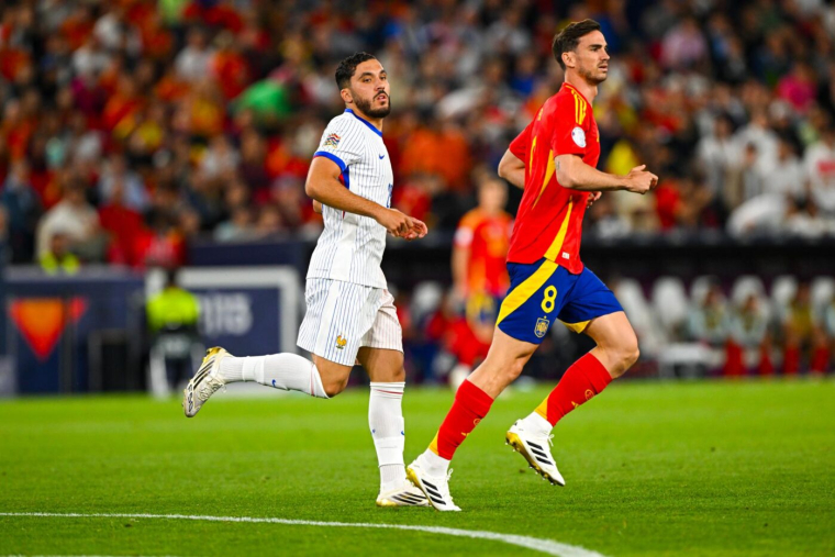 Contre l'Espagne, Rayan Cherki n'a pas joué avec ses crampons