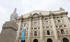 Le bâtiment de la bourse de Milan