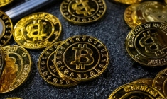 Des pièces de Bitcoin