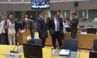 Union européenne : images de la réunion des ministres du Commerce