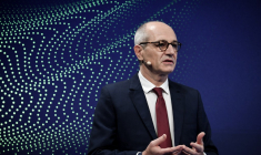 Christophe Perillat, PDG de Valeo, en février 2022 ( AFP / ALAIN JOCARD )