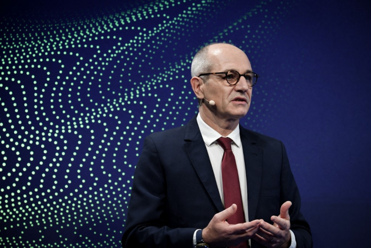 Christophe Perillat, PDG de Valeo, en février 2022 ( AFP / ALAIN JOCARD )