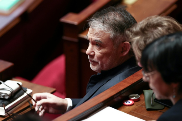 Olivier Faure, Premier secrétaire du parti socialiste à l'Assemblée nationale, Paris, le 31 octobre 2025 ( AFP / Thibaud MORITZ )