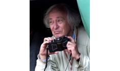 Photo d'archives du photographe américain William Klein lors du tournoi de Roland Garros en 2001