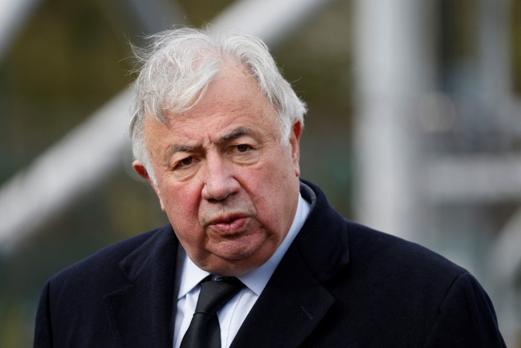 Gérard Larcher à Versailles, le 31 mars 2023. ( POOL / LUDOVIC MARIN )