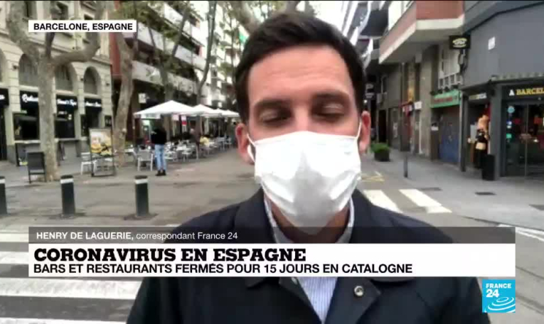 Covid-19 en Espagne : bars et restaurants fermés pour 15 jours en Catalogne