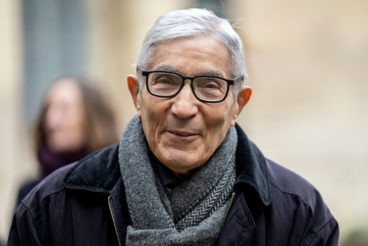 L'écrivain franco-algérien Boualem Sansal à Paris, le 4 décembre 2025 ( AFP / BERTRAND GUAY )
