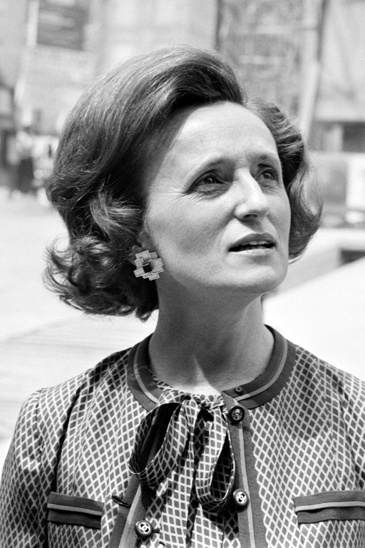 Bernadette Chirac, le 20 juin 1975 à Paris  ( AFP / - )
