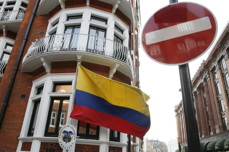 L'ambassade colombienne, à Londres