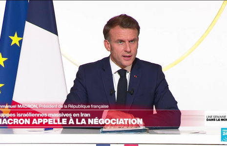 Pour Macron, "l'Iran porte une lourde responsabilité dans la déstabilisation de toute la région"