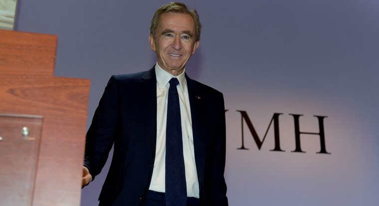 Bernard Arnault, PDG de LVMH. (© E. Piermont / AFP)