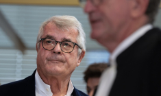 Le milliardaire Olivier Bouygues au tribunal correctionnel d'Orléans, le 7 septembre 2026 ( AFP / Alain JOCARD )
