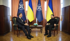 Mark Rutte et Volodimir Zelensky participent à une réunion à Odessa