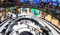 Photo d'archives du centre commercial Mall of Berlin lors de sa soirée d'inauguration