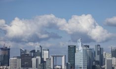 La Défense, le 16 septembre 2021. ( AFP / THOMAS SAMSON )