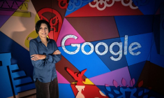 Adriana Noreña, vice-présidente de Google pour l'Amérique hispanophone, lors d'une interview avec l'AFP à Mexico, le 24 septembre 2025 ( AFP / CARL DE SOUZA )