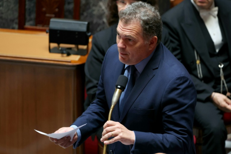 Le ministre des Transports français Philippe Tabarot s'exprime à l'Assemblée nationale à Paris le 17 juin 2025 ( AFP / ALAIN JOCARD )
